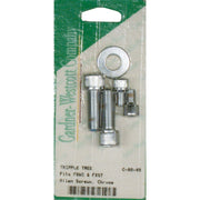 Gardner-Westcott Triple tree pinch bolt set - Chrome Allen heads