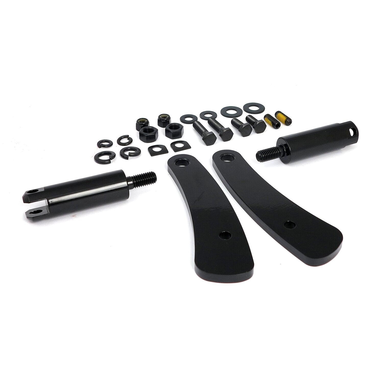 MCS Adjustable Dyna highway peg mount kit black
