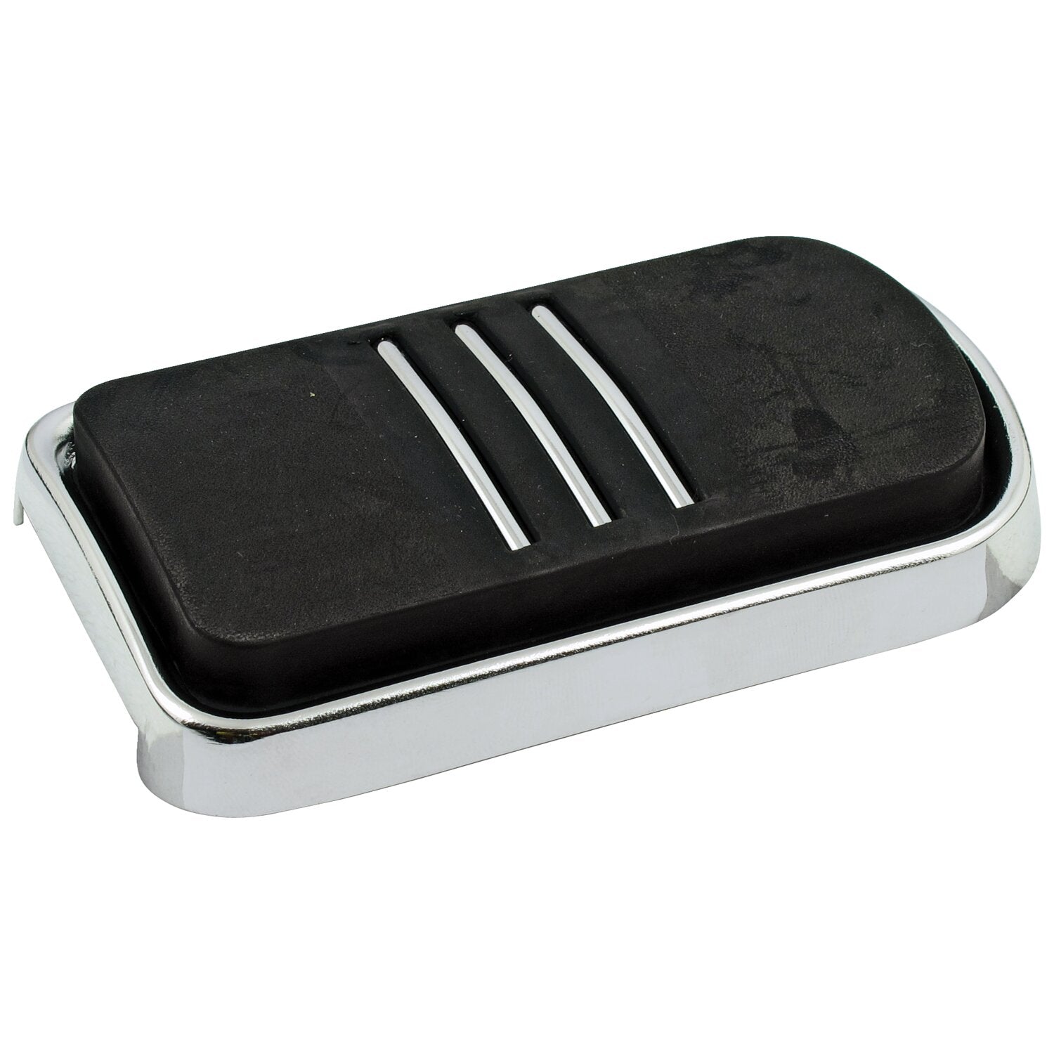 MCS Brake pedal pad Tri-Rail - Chrome