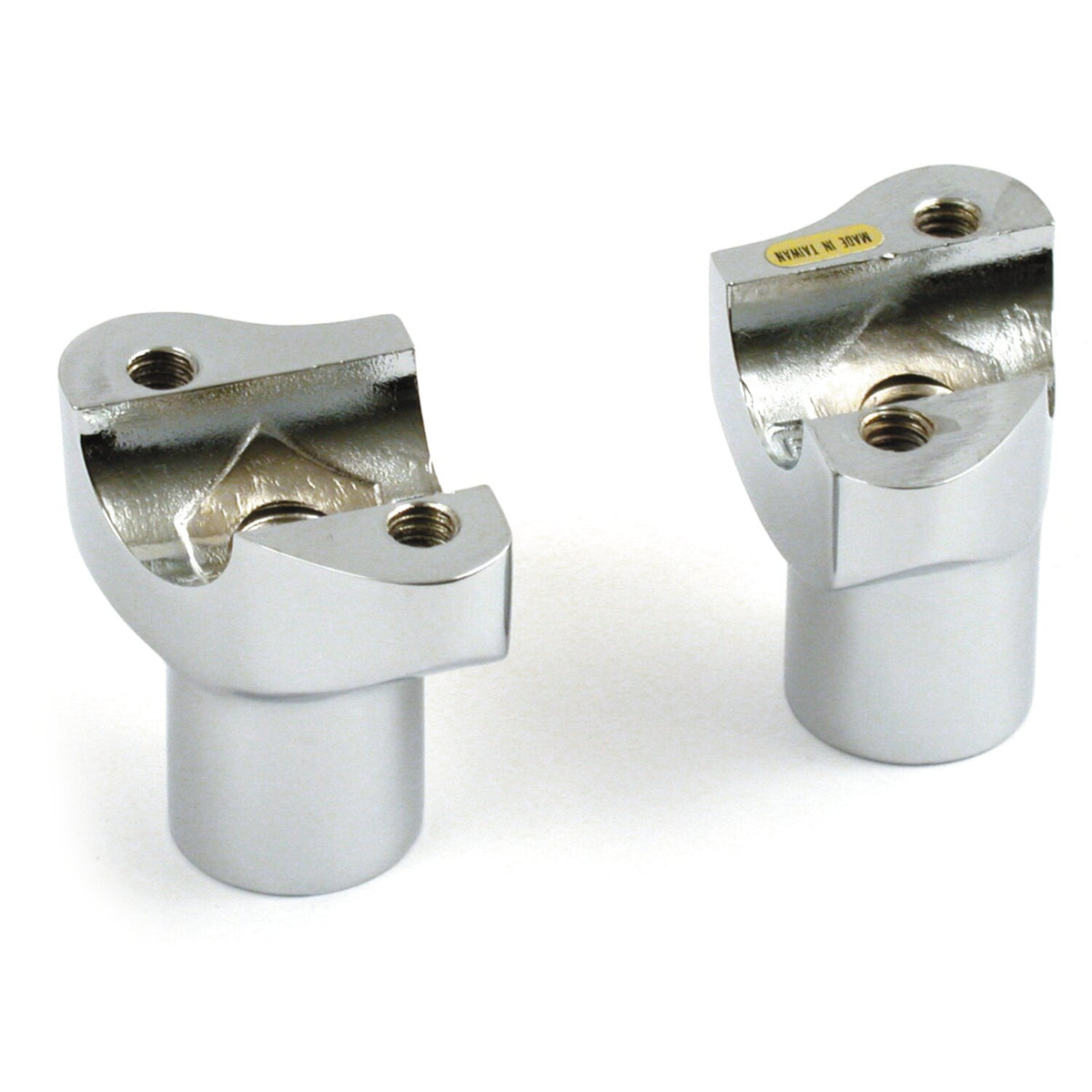 MCS OEM type style risers threaded - 2" rise - Chrome
