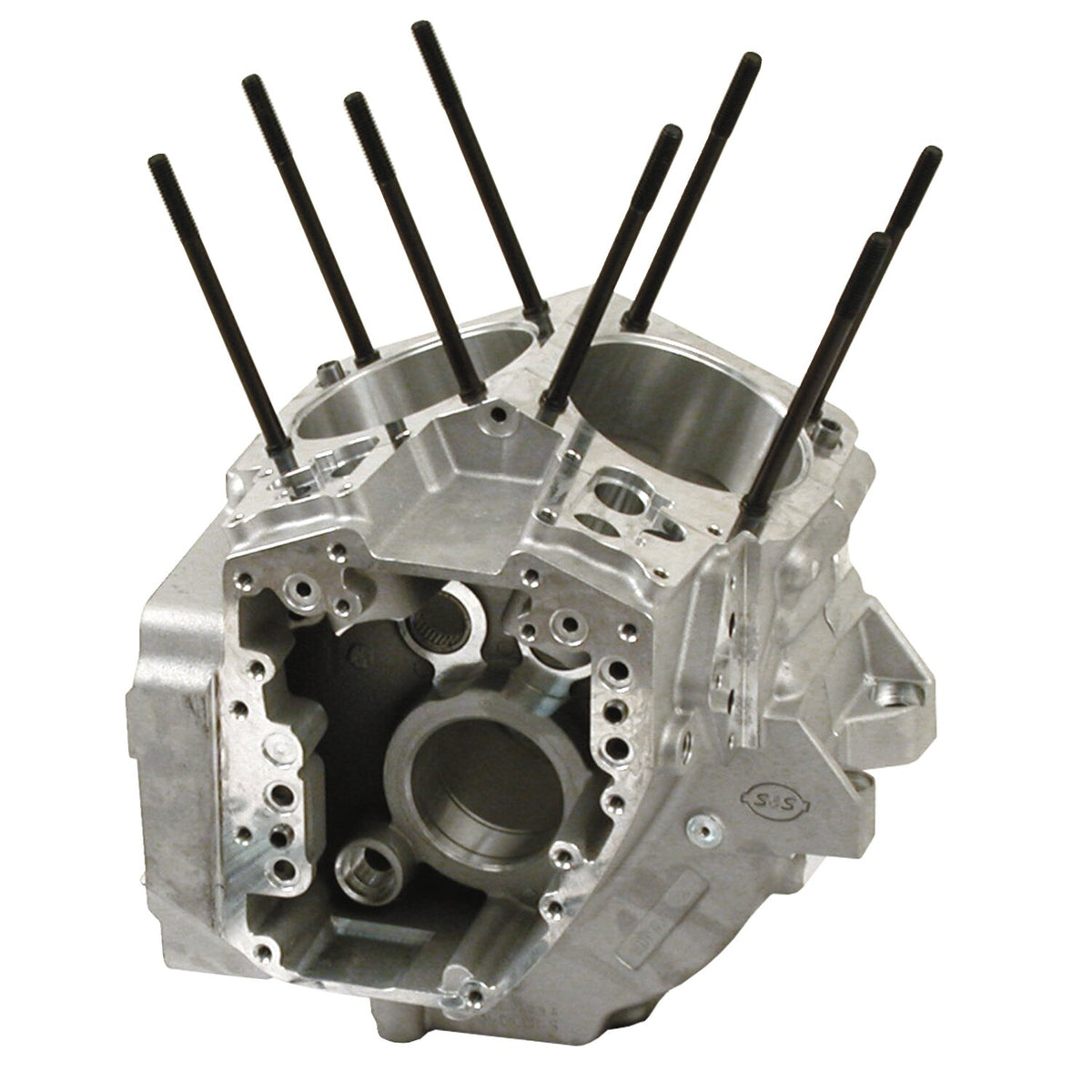 S&S 99-06 crankcase assembly 4-1/8" bore - Silver