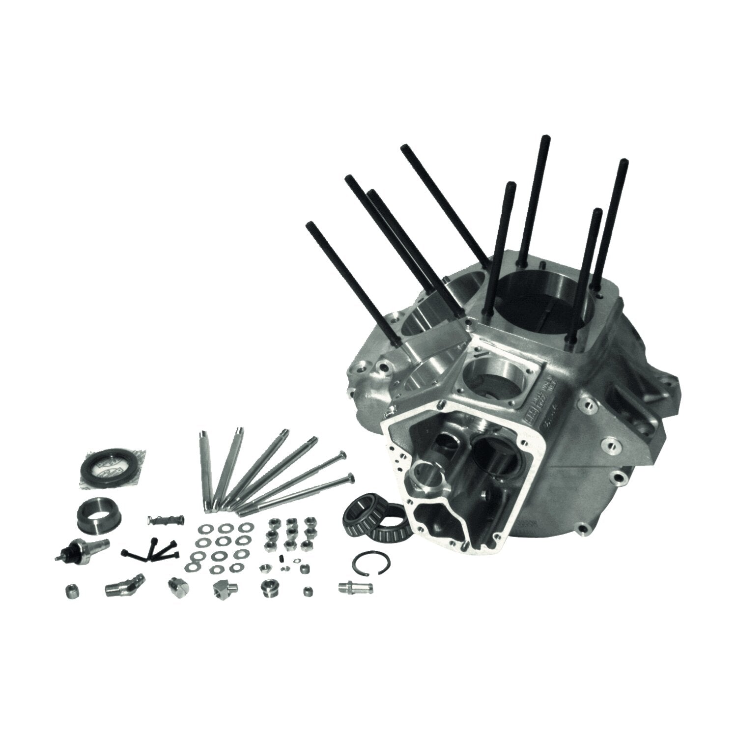 S&S 84-91 crankcase assembly 3-5/8" bore - Natural