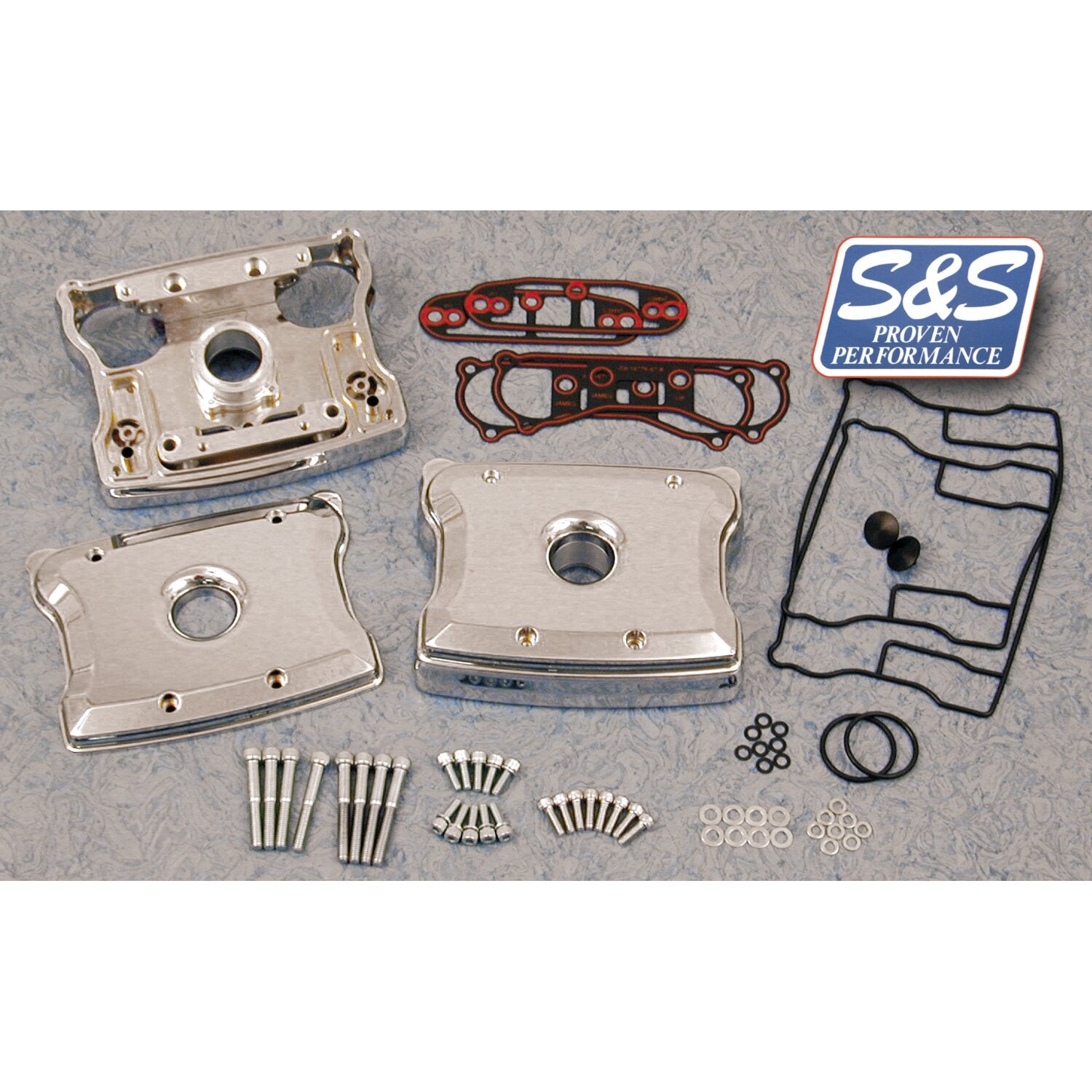 S&S billet rocker cover kit - Chrome