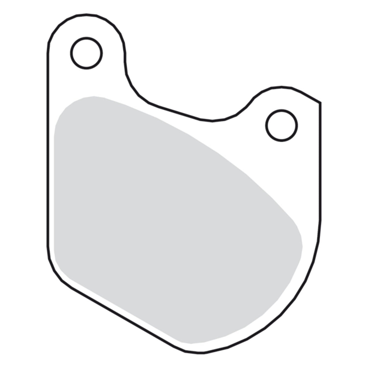 MCS brake pads front & rear - Organic