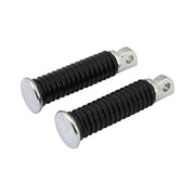 MCS OEM style foot peg set - Chrome end cap