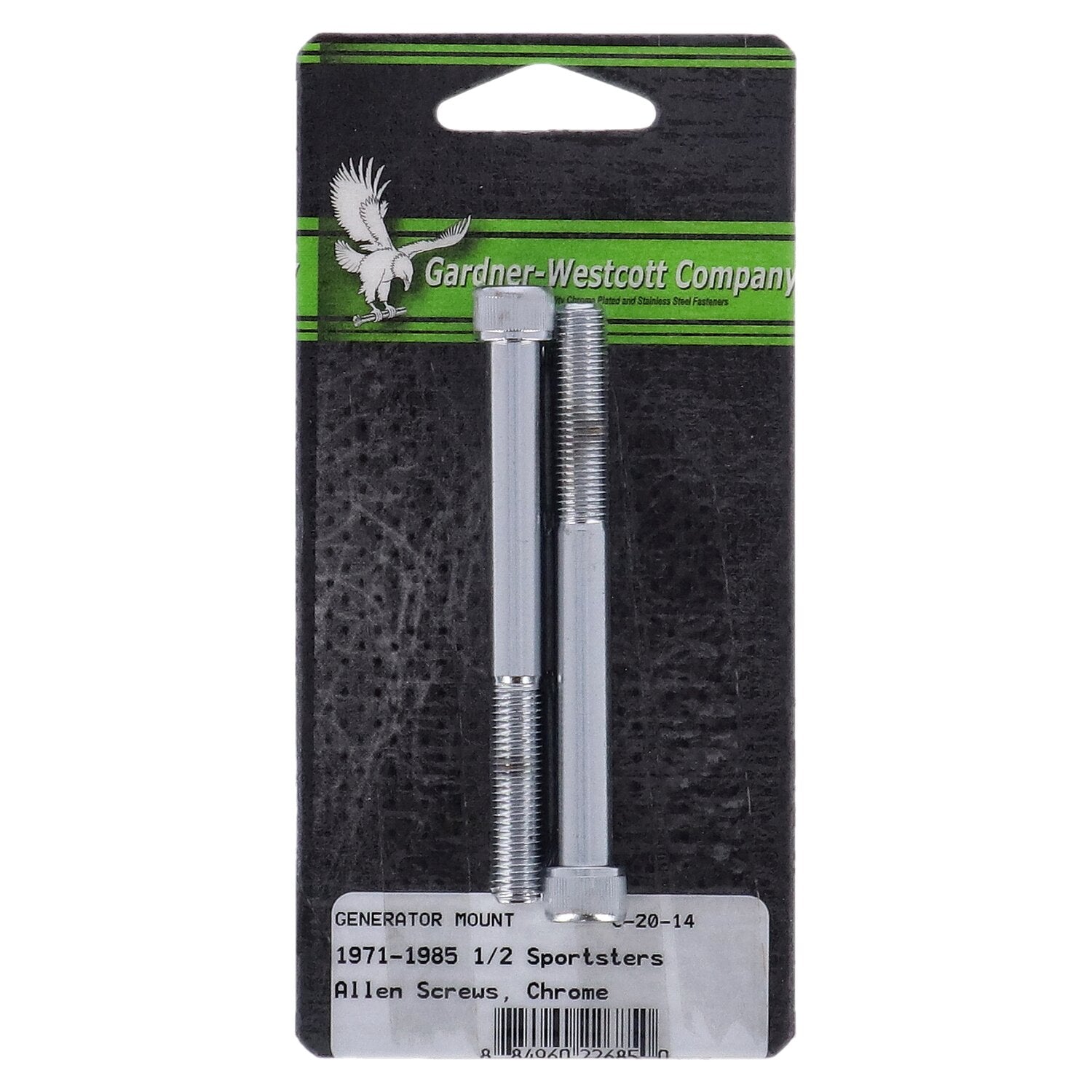 Gardner-Westcott generator mount kit - Chrome - Allen head