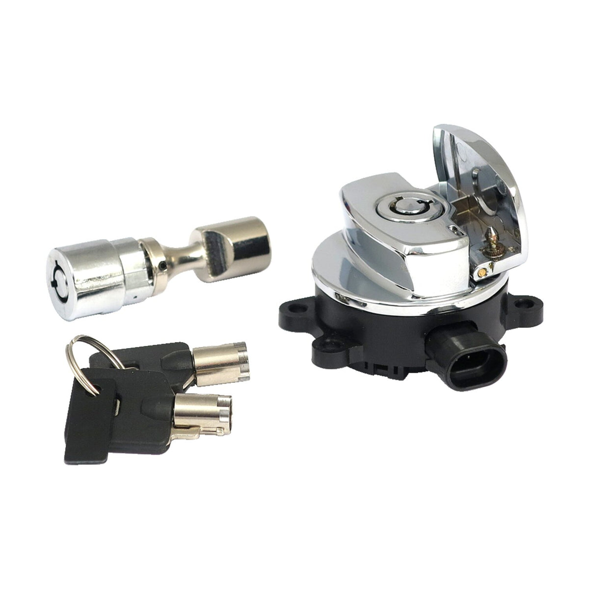MCS 11-up ignition switch side hinge type - Chrome