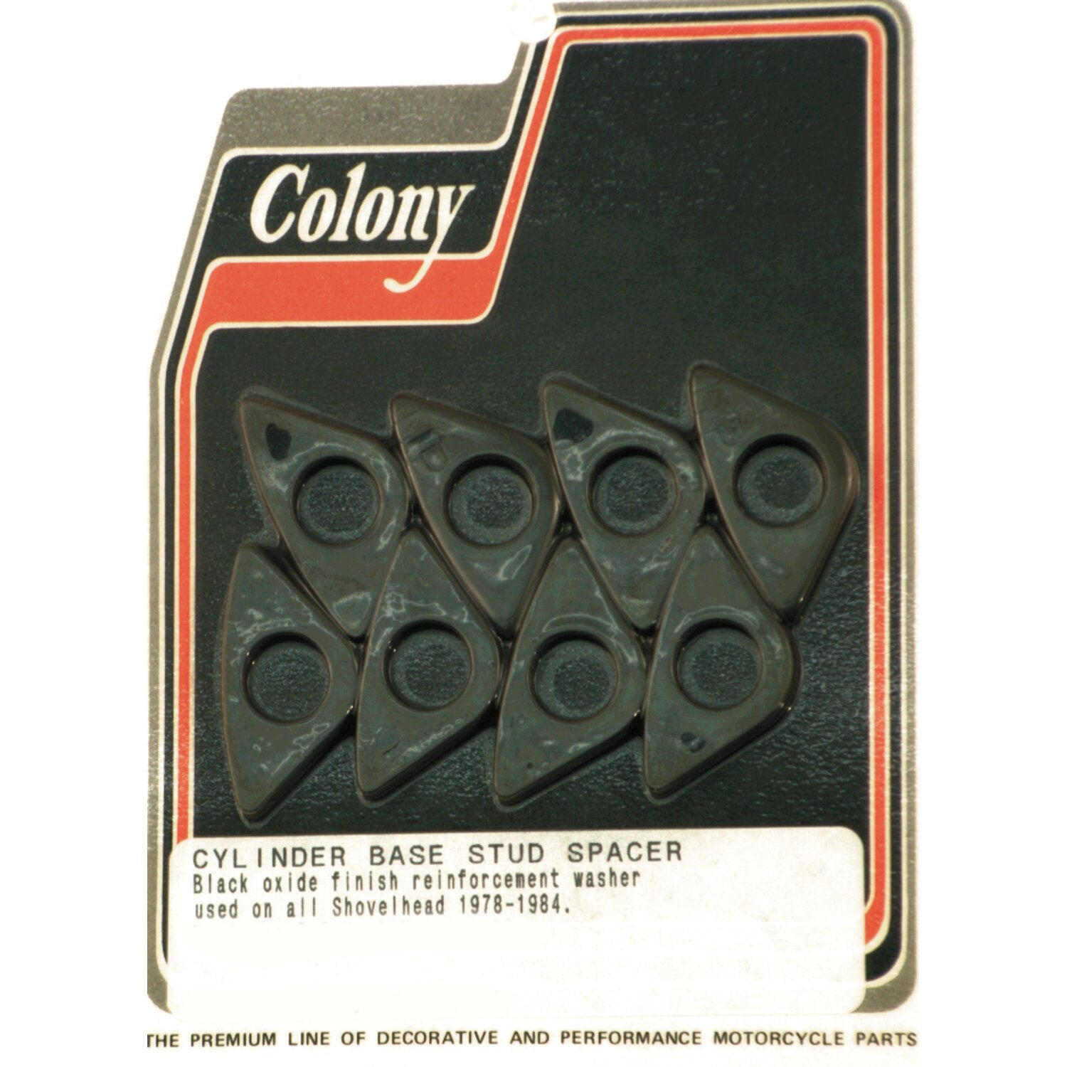 Colony cylinder base stud spacers set - Black