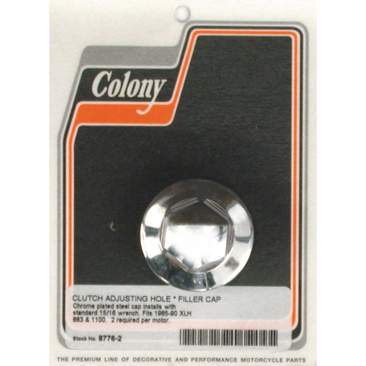 Colony prim oil fill & clutch adj - Plug