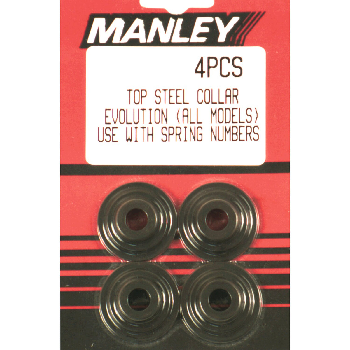 Manley valve spring top collar set - Steel