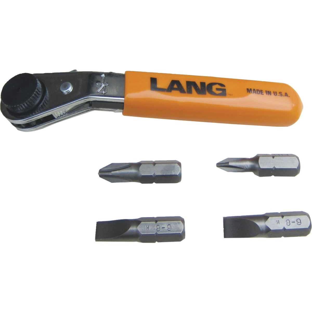 Lang Tools mini ratcheting bit wrench - Reverse offset