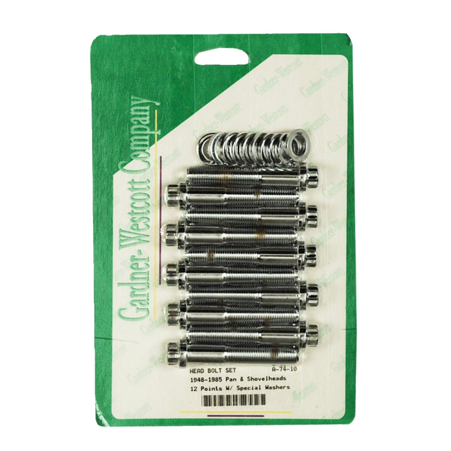 Gardner-Westcott Head bolt kit 12-point - chrome