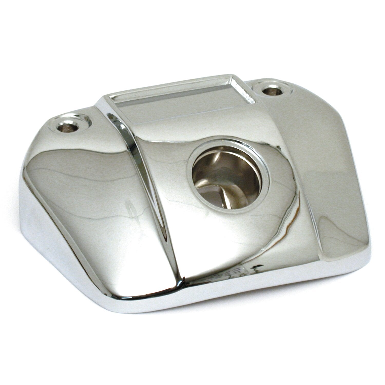 MCS FX FXR XL headlamp mounting bracket - no-hole - Chrome