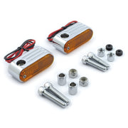MCS Lango turn signals - Chrome - Amber lens - DF