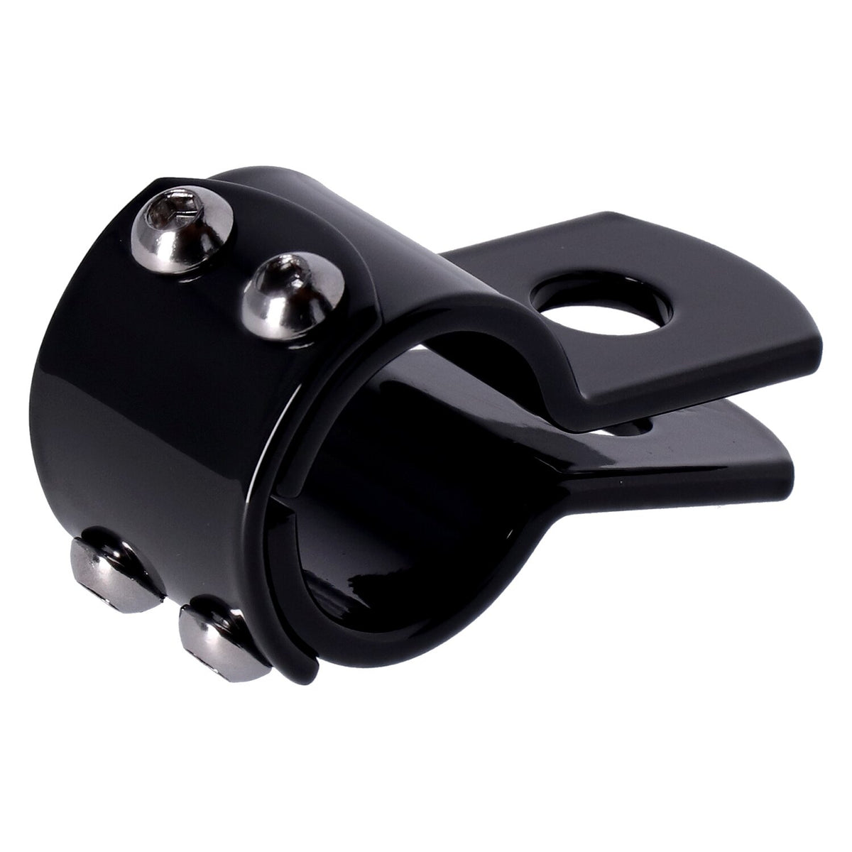 MCS 3-piece clamp 1-1/8" - Black steel