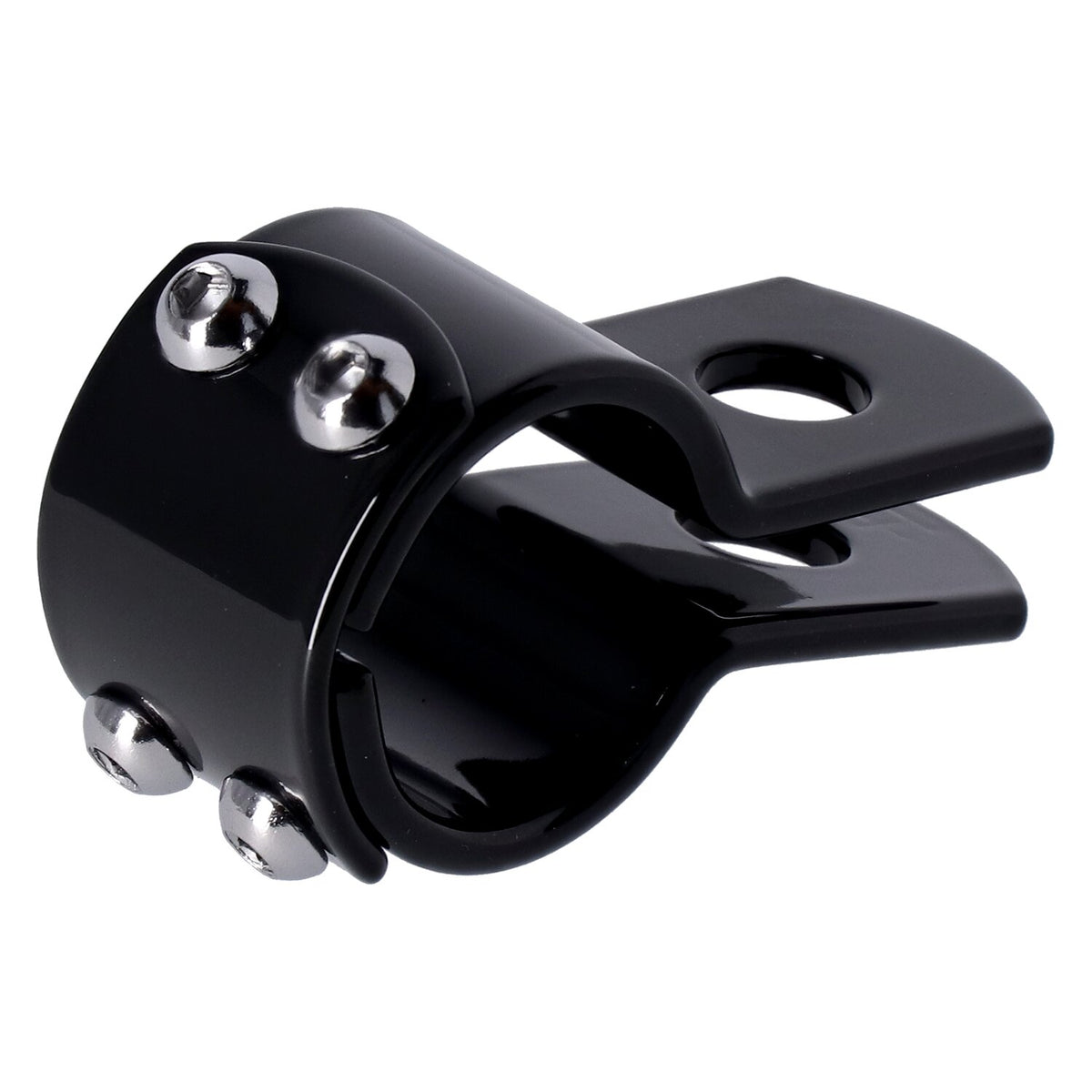 MCS 3-piece clamp 1-1/4" - Black steel
