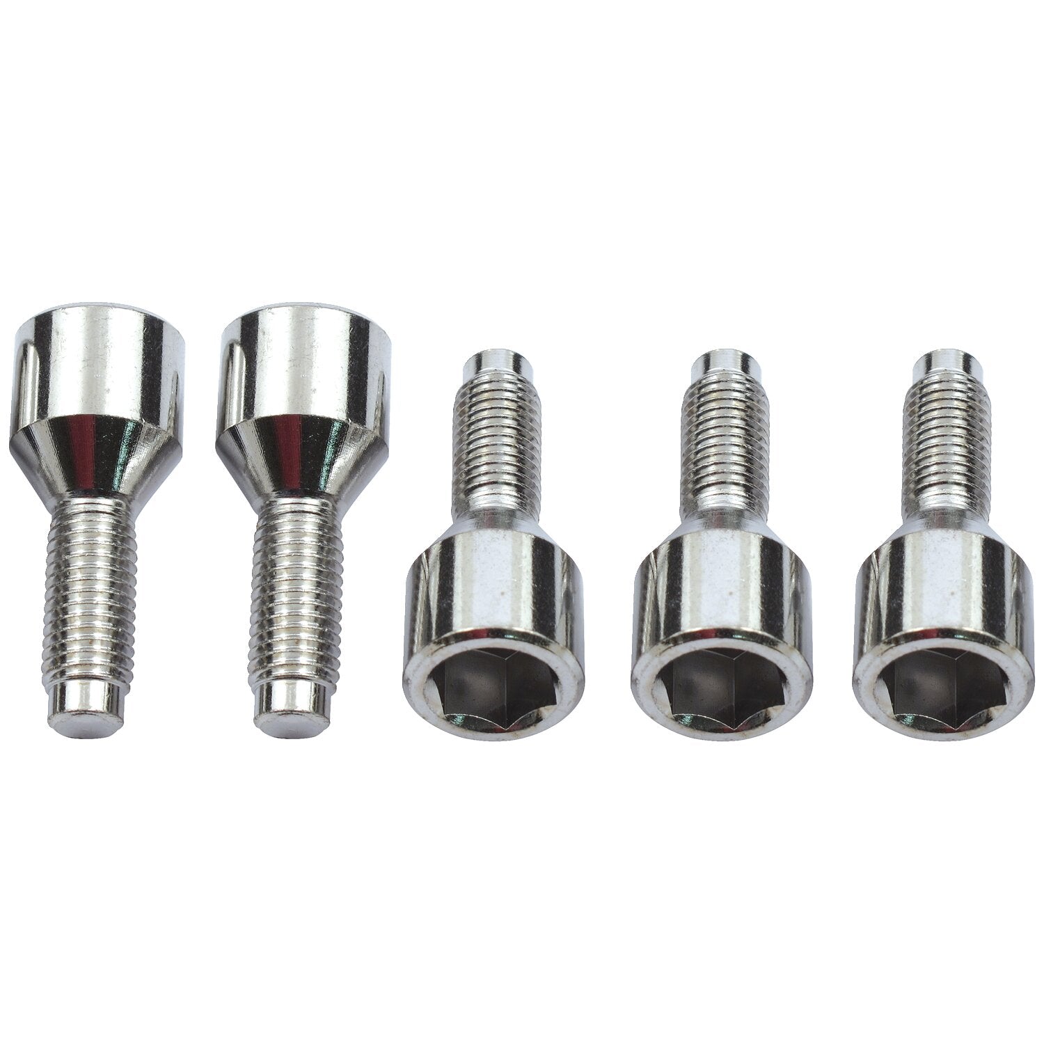 MCS Mounting bolt brake drum - Chrome