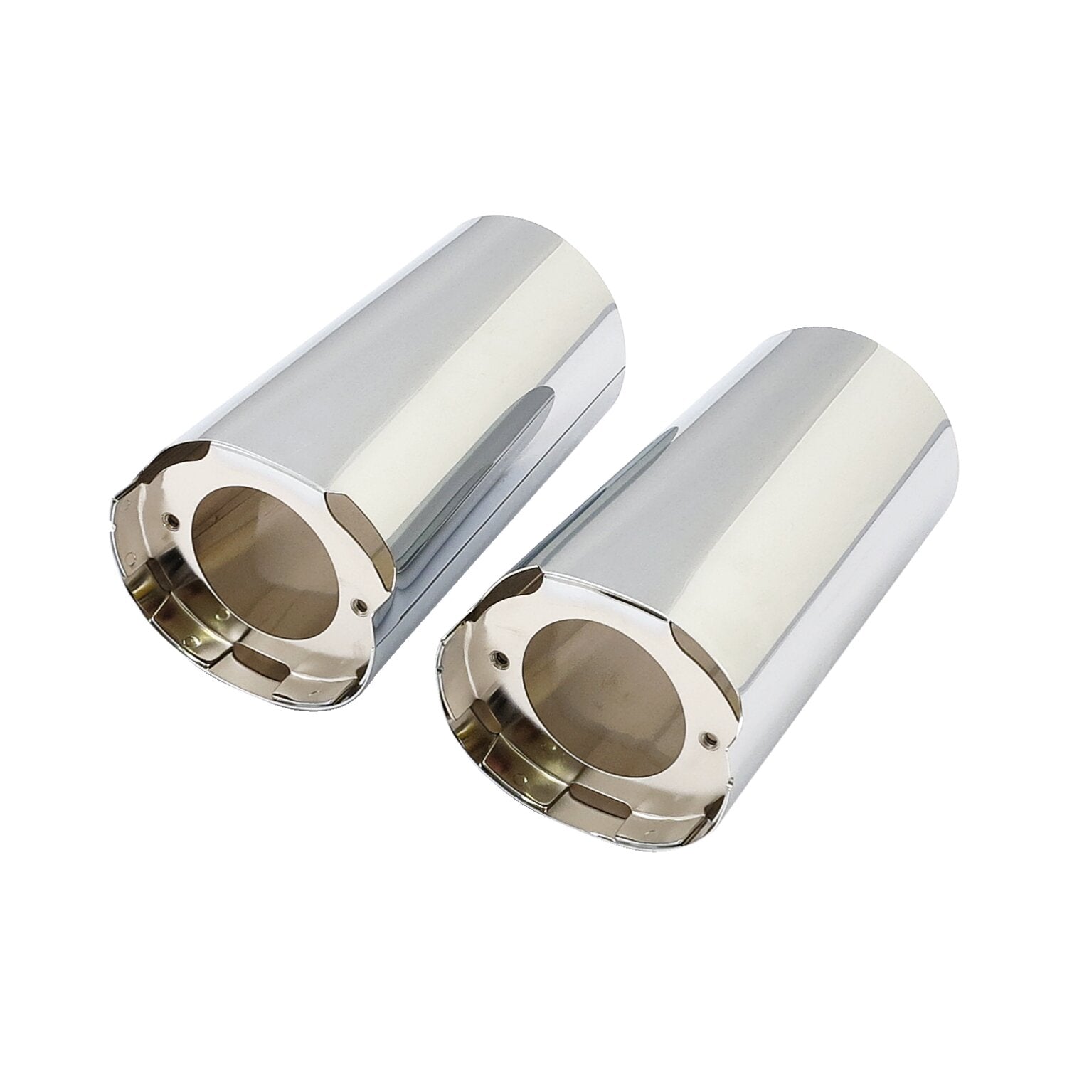 MCS Upper fork slider covers - +2" - Chrome