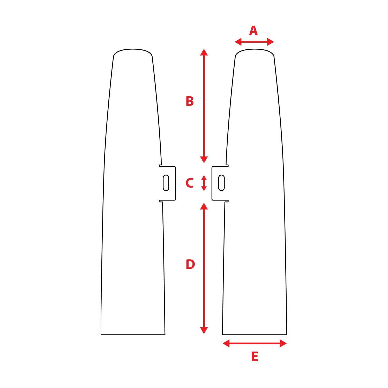 MCS fork shrouds for 39mm forks - Zinc