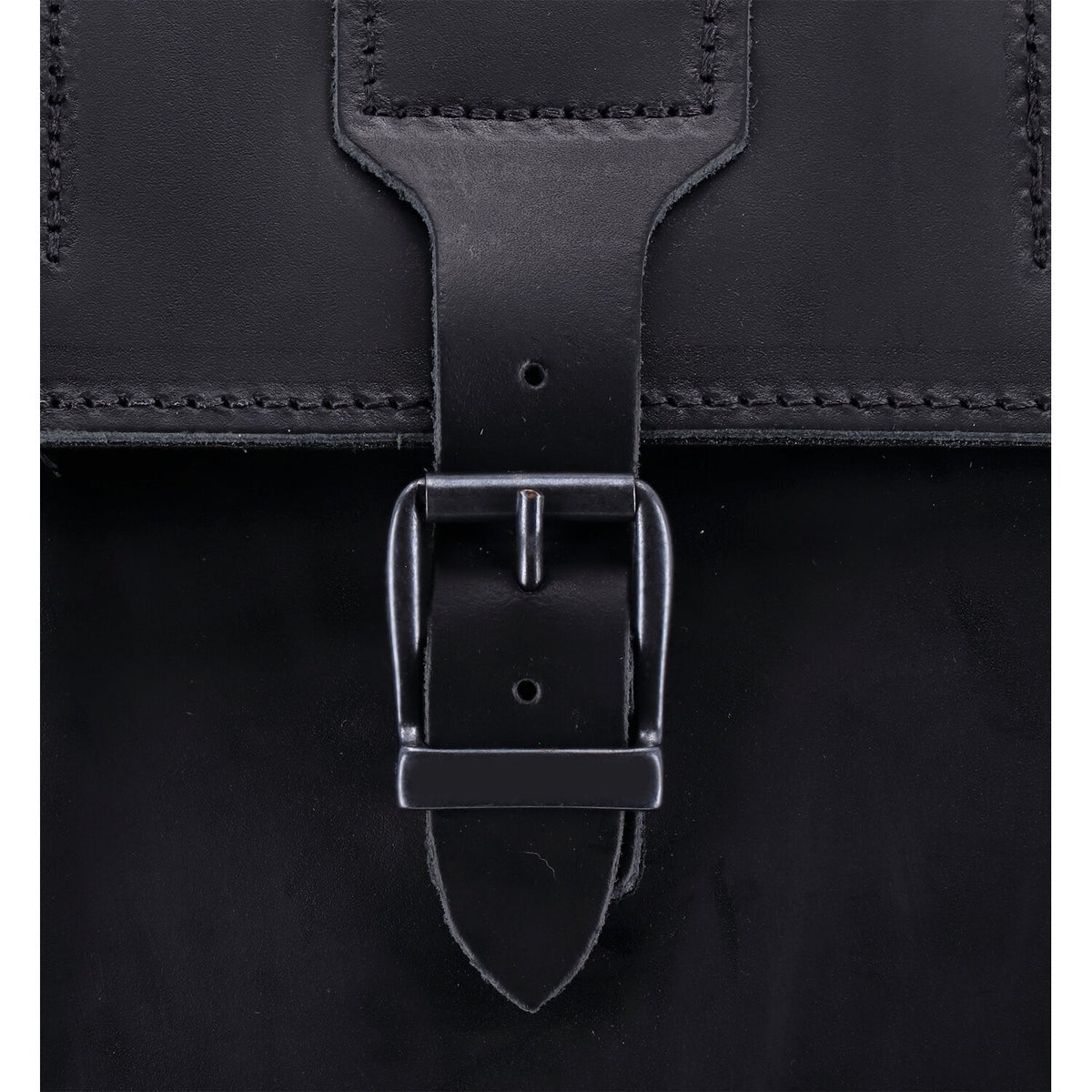 MCS reinforced rigid leather saddlebag set - 32 liter