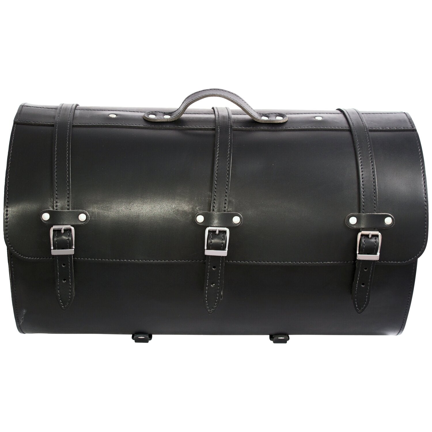 MCS motorcycle leather suitcase - 67 liter - Black