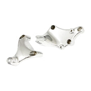 MCS Passenger footpeg mount bracket set - Chrome