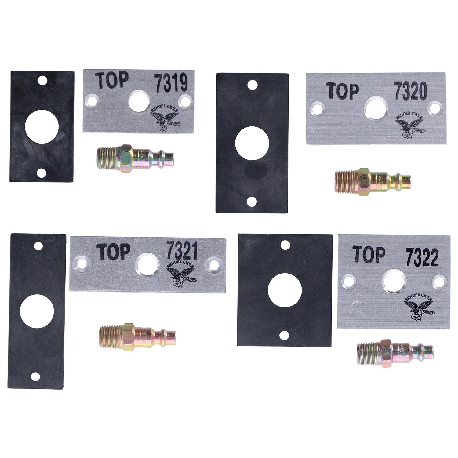MCS Brake bleeder air kits (4-p)