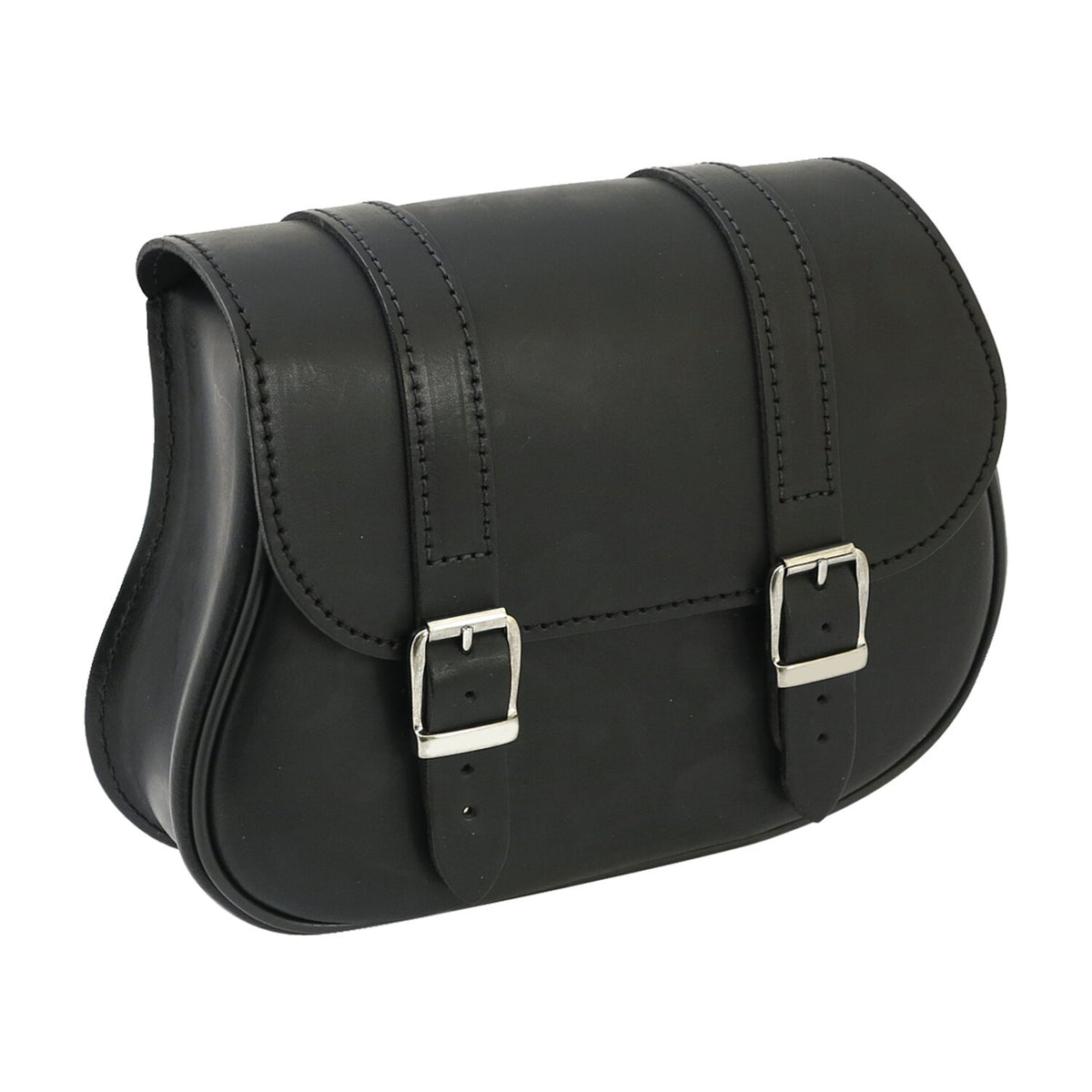 MCS leather swing arm bag 5 liter - Black