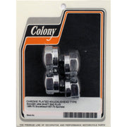 Colony rocker shaft plug set - Knuckle style - Chrome