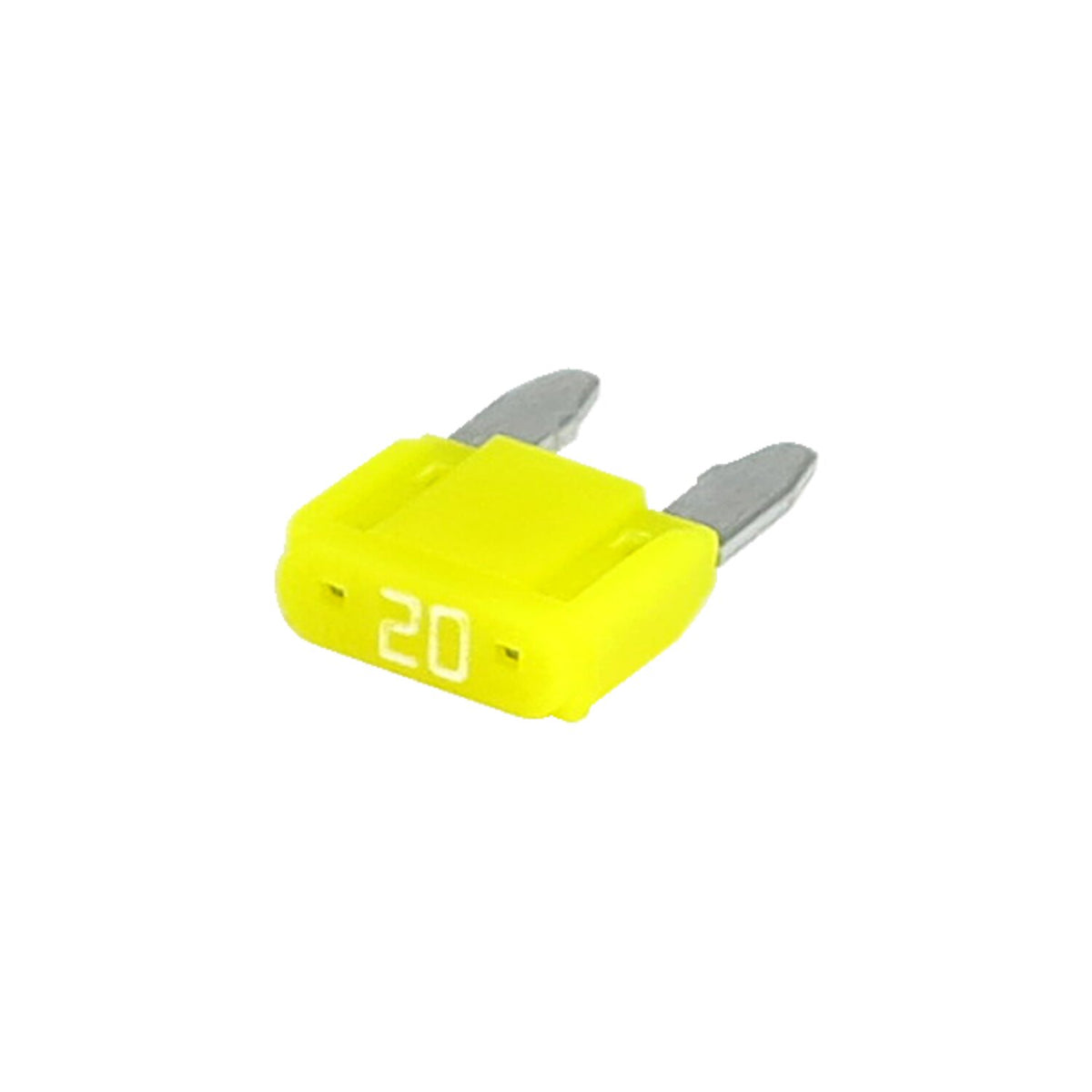 MCS Mini fuse with LED indicator - Yellow 20A