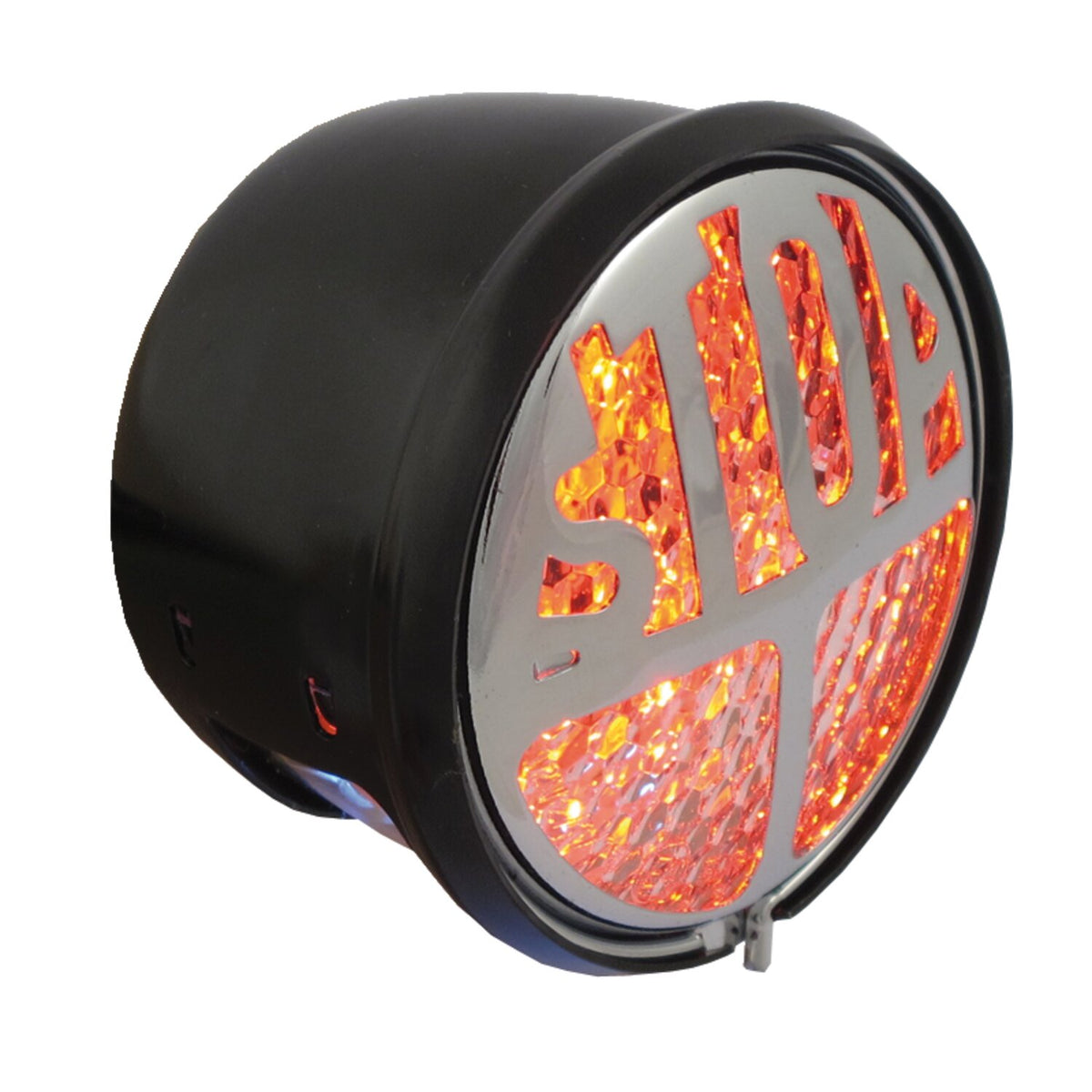 MCS Stop LED taillight - Black - Clear lens