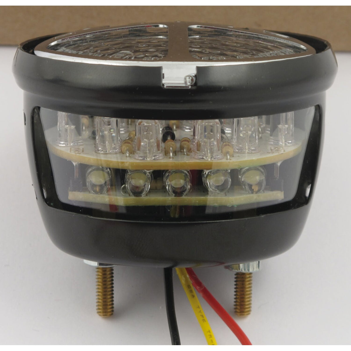 MCS Stop LED taillight - Black - Clear lens