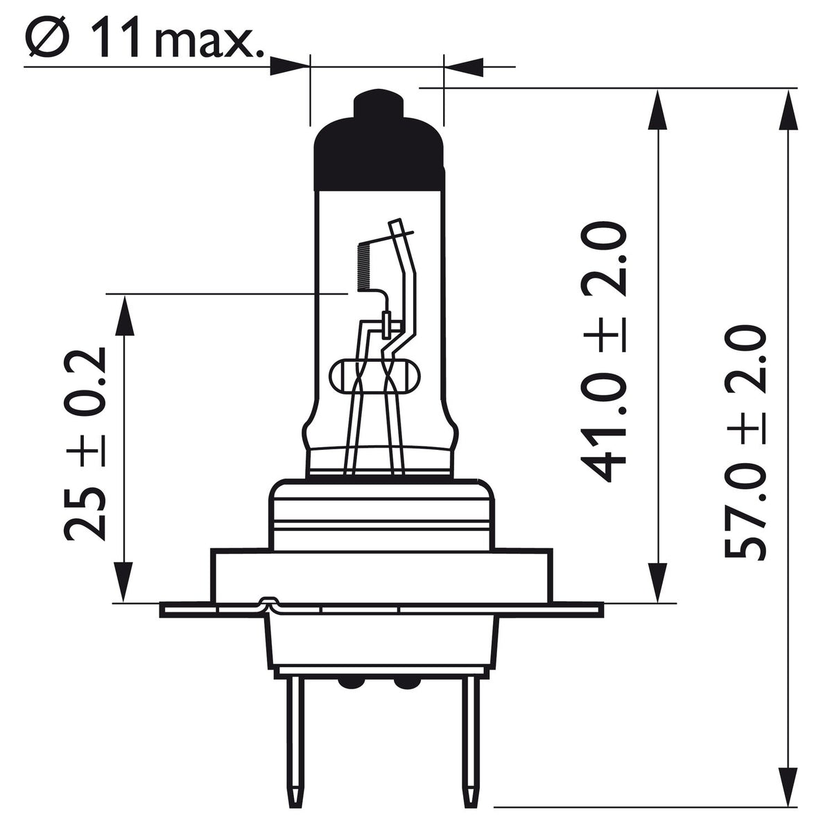 Philips CityVision Moto headlamp bulb H7