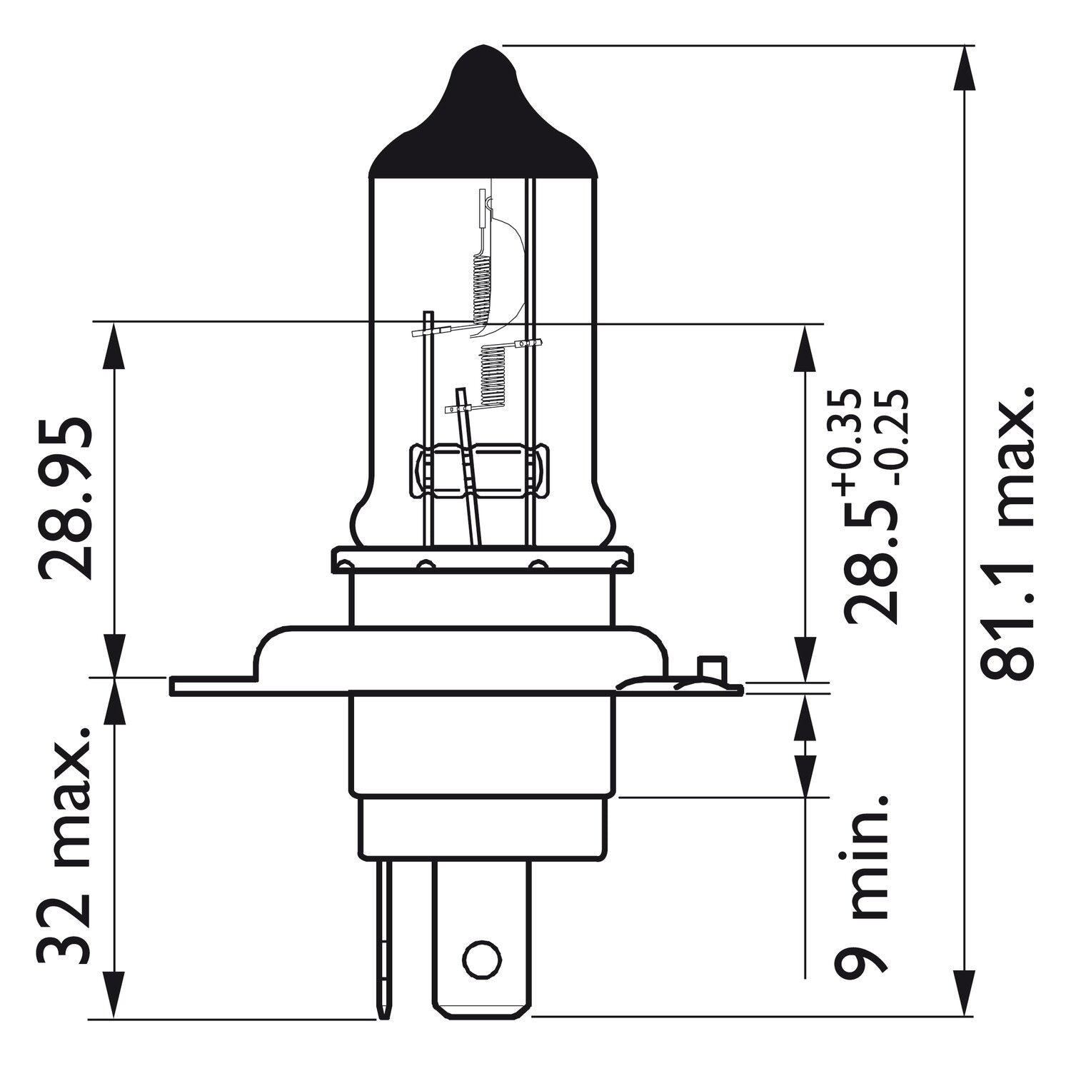 Philips CityVision Moto headlamp bulb HS1