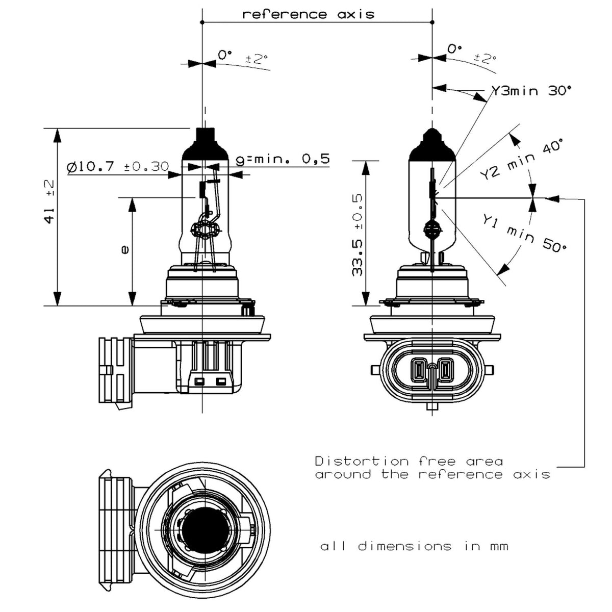 Philips headlamp bulb H8