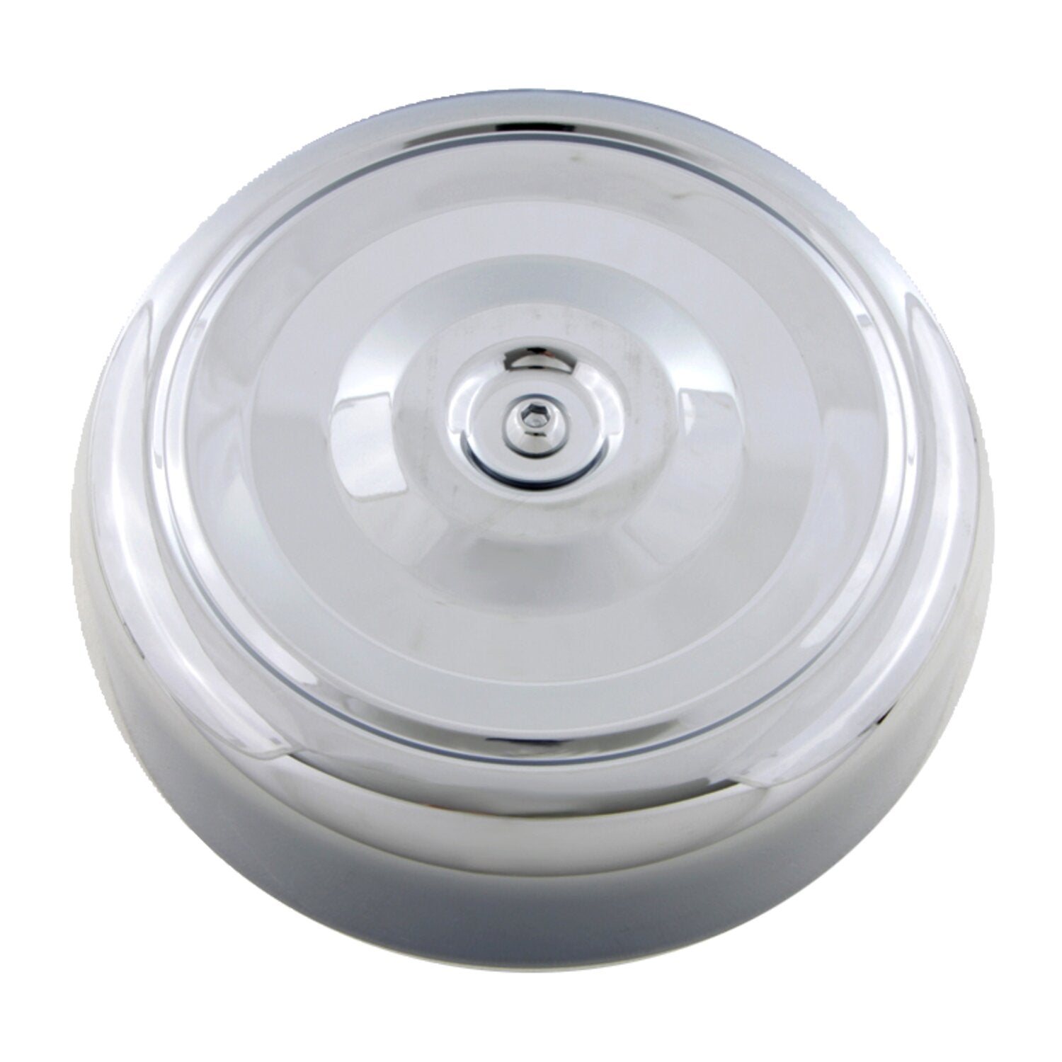 MCS Air cleaner cover Bobber style - 7" diameter - Chrome