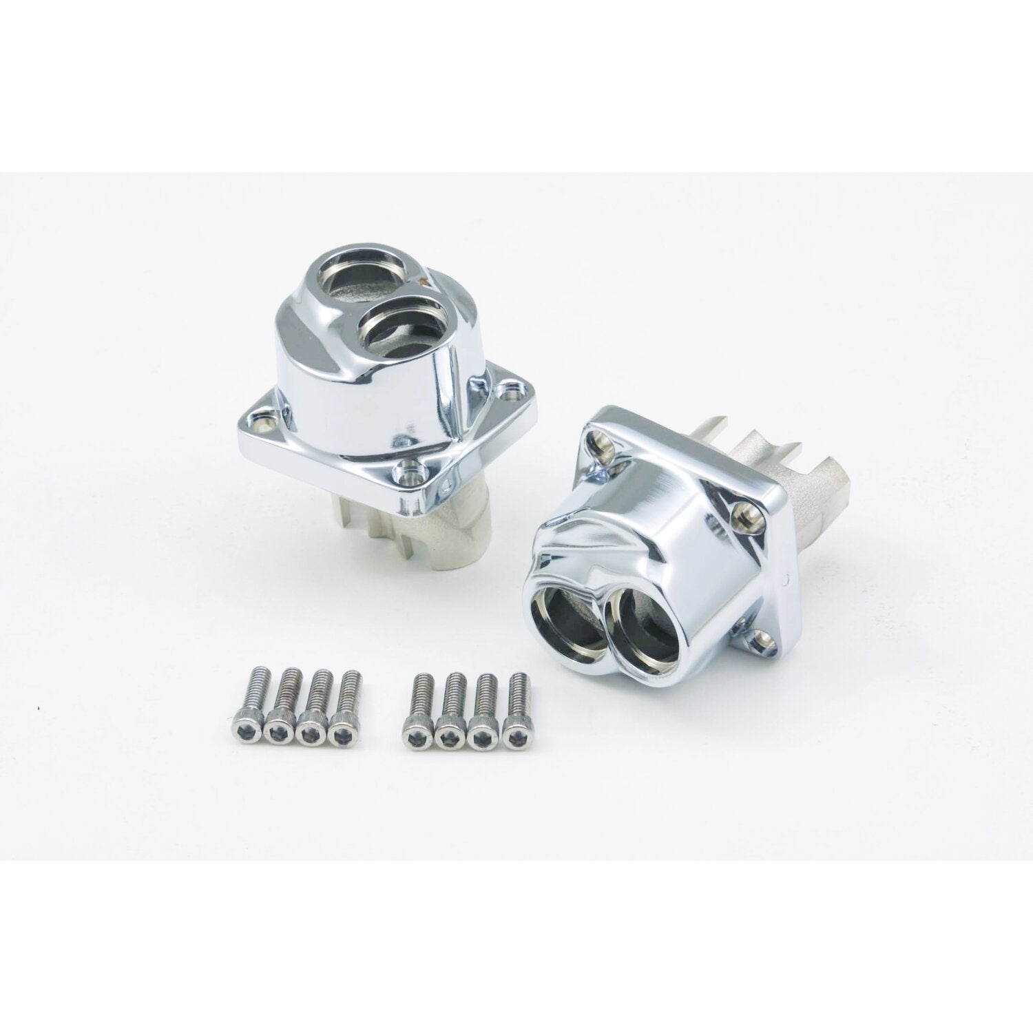 MCS 84-99 tappet block set front/rear - Chrome