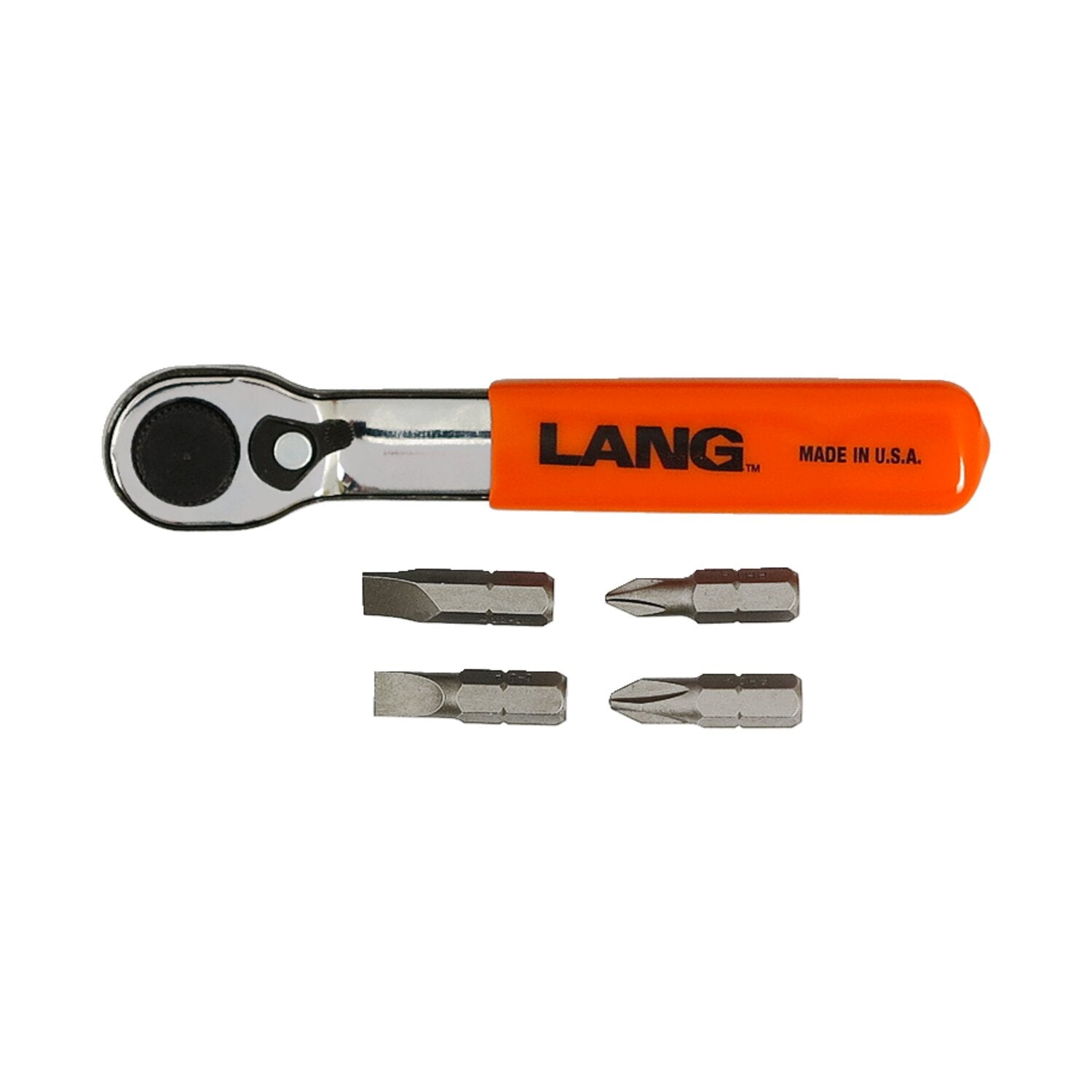 Lang Tools mini ratcheting bit wrench - Fine tooth