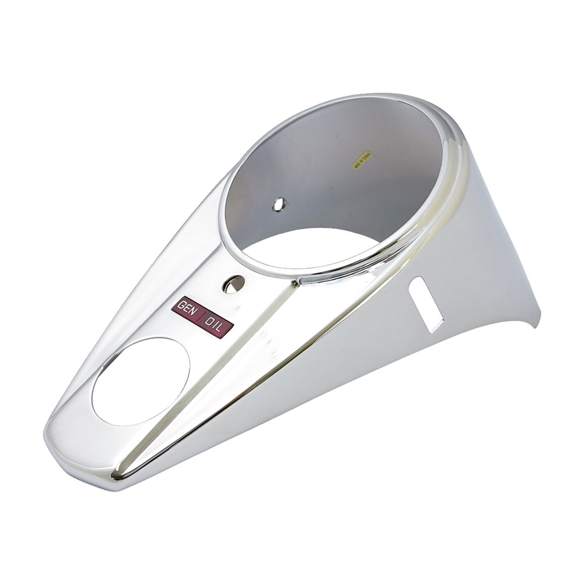 MCS 47-61 style 2-light dash cover - Chrome
