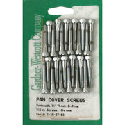 Gardner-Westcott Panhead rocker cover screw kit - Chrome allen - Long