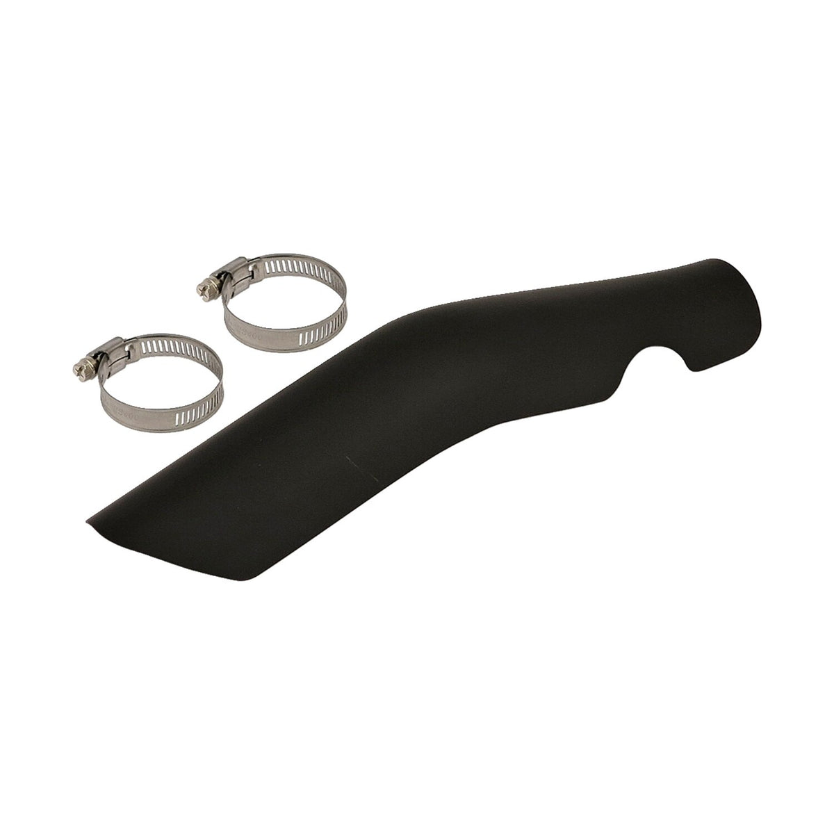 MCS FL 2-1 exhaust rear header heatshield black