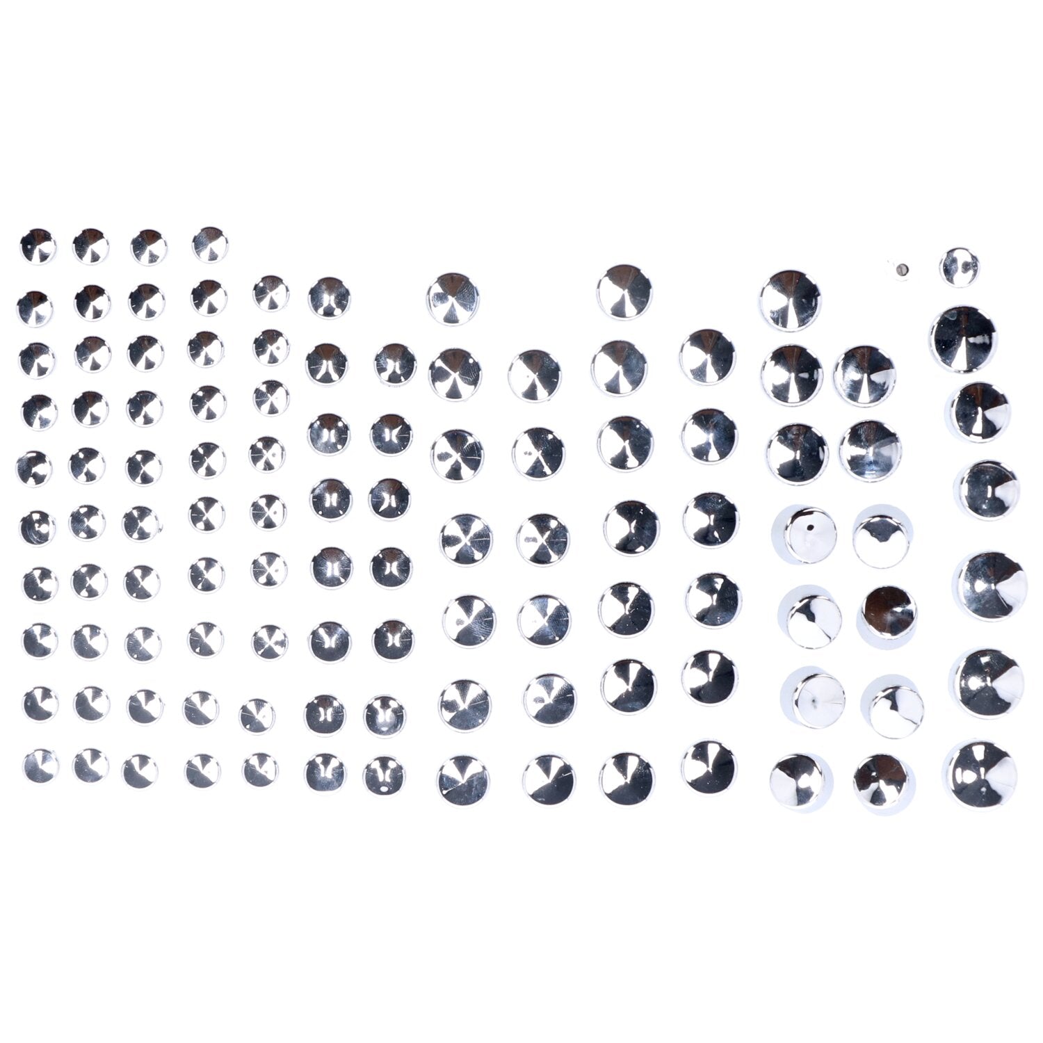 MCS Smoothtopps push-on cover set (111pc) - Chrome