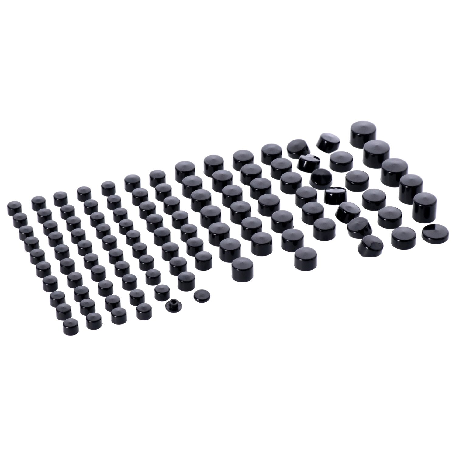 MCS Smoothtopps push-on cover set (111pc) - Black