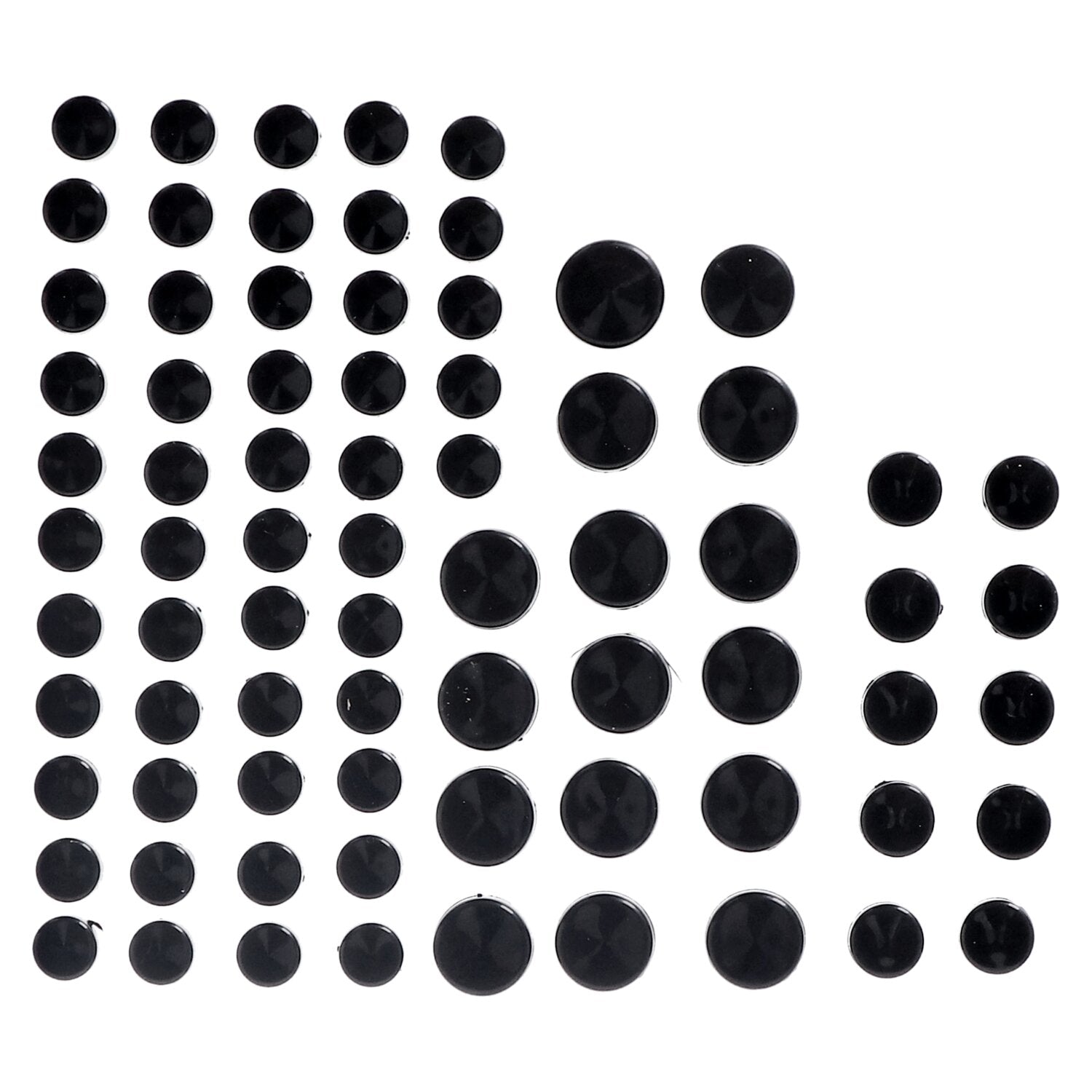 MCS Smoothtopps push-on cover set (75pc) - Black