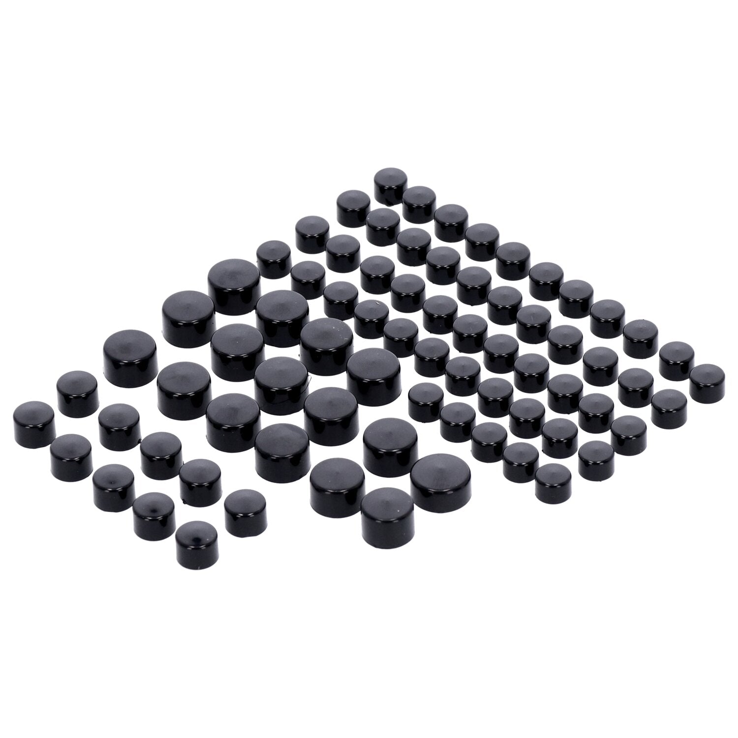 MCS Smoothtopps push-on cover set (75pc) - Black