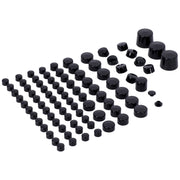 MCS Smoothtopps push-on cover set (81pc) - Black