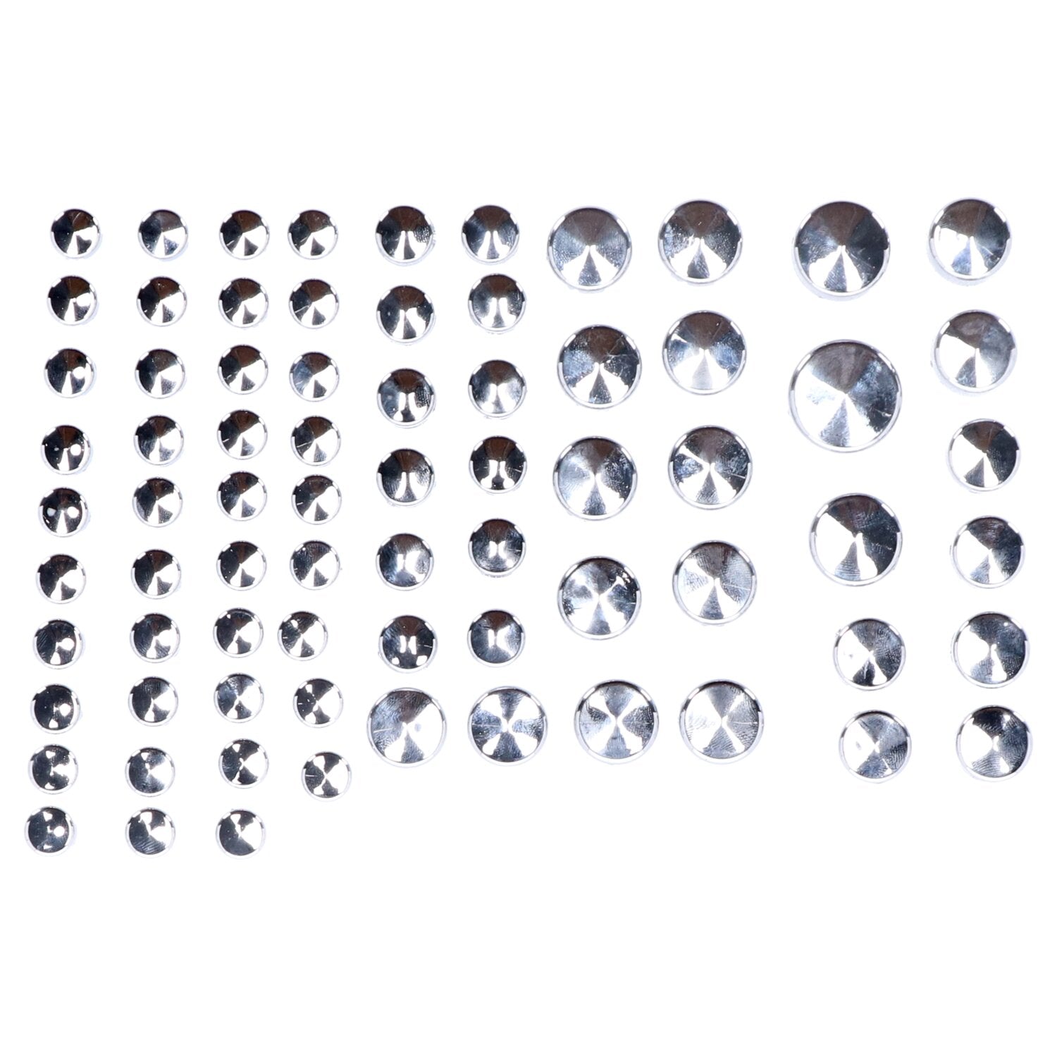 MCS Smoothtopps push-on cover set (74pc) - Chrome