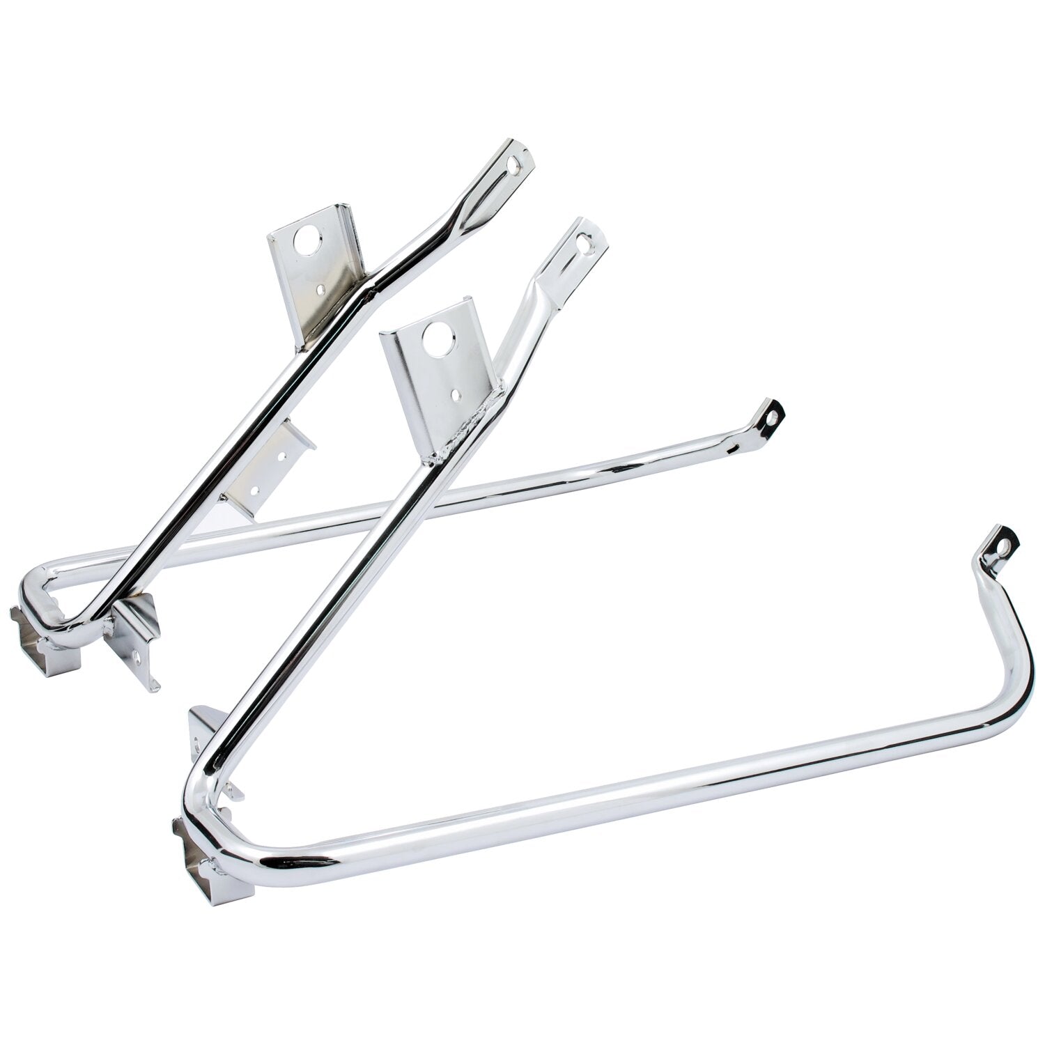 MCS Saddlebag support bracket set - Chrome