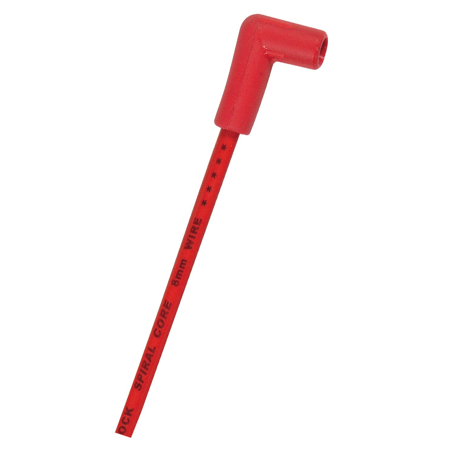 Accel 8mm Ferro Spiral core spark plug wire set - Red