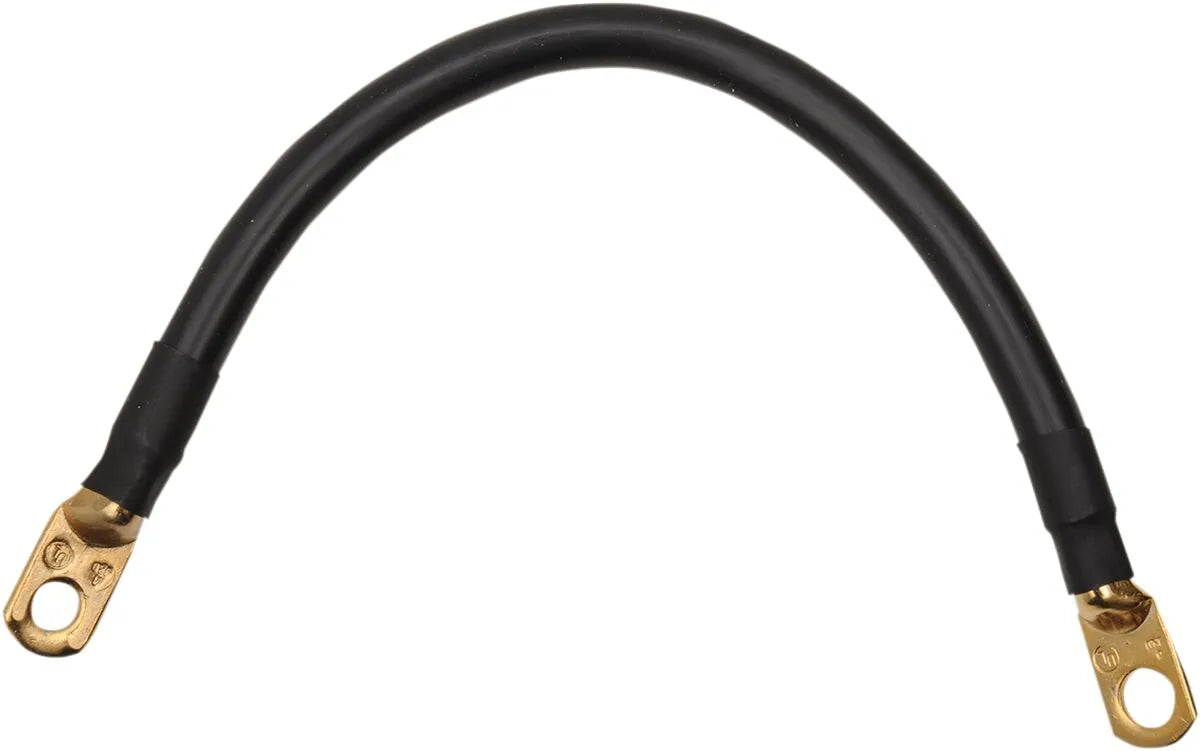 Terry Components 4-Gauge Black Battery Cable 10"